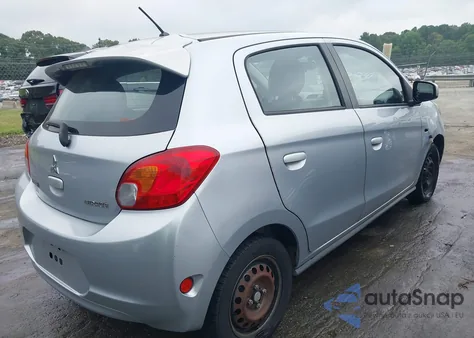 2015 Mitsubishi Mirage De/Rf from USA, damaged, VIN ML32A3HJ5FH058736